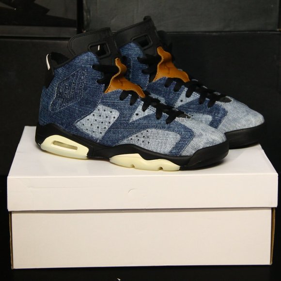 AIR JORDAN 6 RETRO 'WASHED DENIM' *SALE* - Picture 6 of 12
